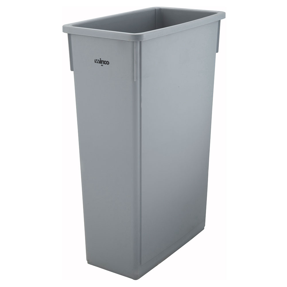 Winco 23 Gallon Slender Trash Cans (PTC‑23) | Paragon Food Equipment