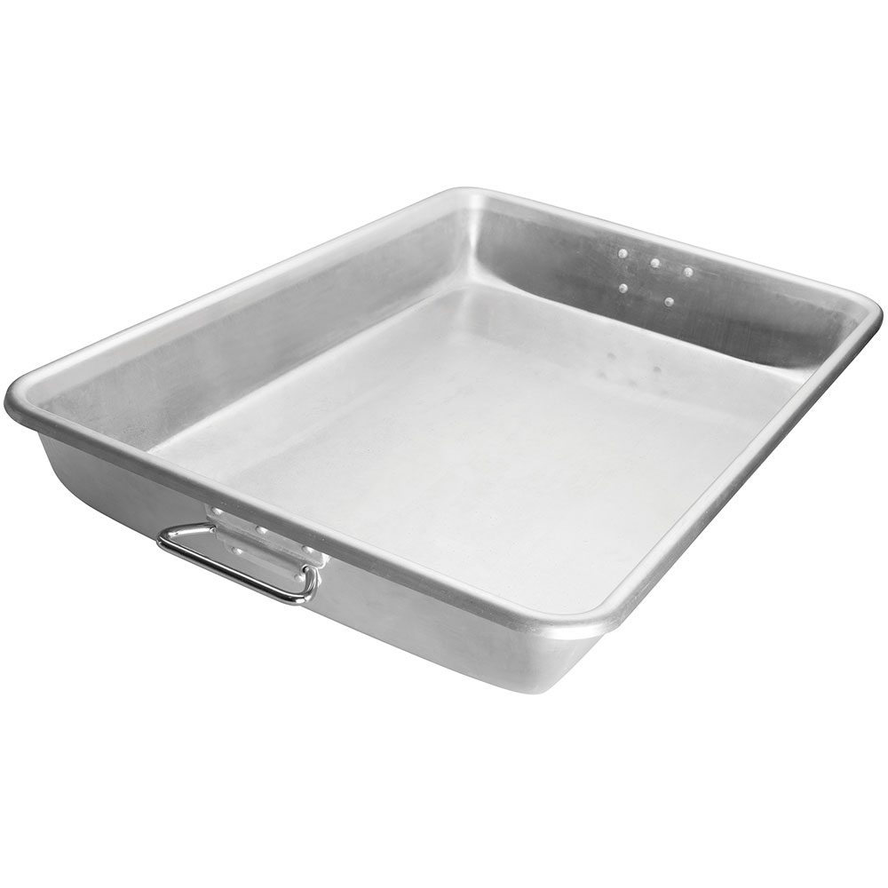 Winco Bake/Roast Pan with Handles, Aluminum, 17.75