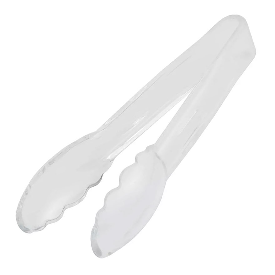 Cambro White Plastic Flat-Grip Tong - 6L