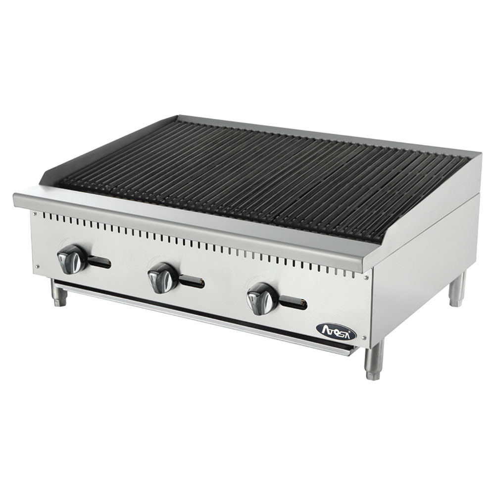 Atosa 36 Cook Rite Heavy Duty Countertop Radiant Charbroiler Atrc‑36 Paragon Food Equipment 3651