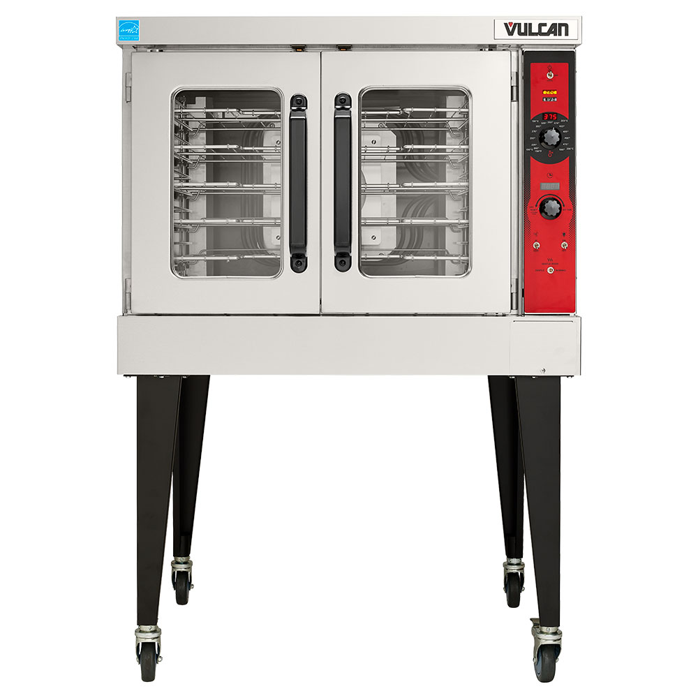 Vulcan Single Deck Full Size Electric Convection Oven, Removable Doors